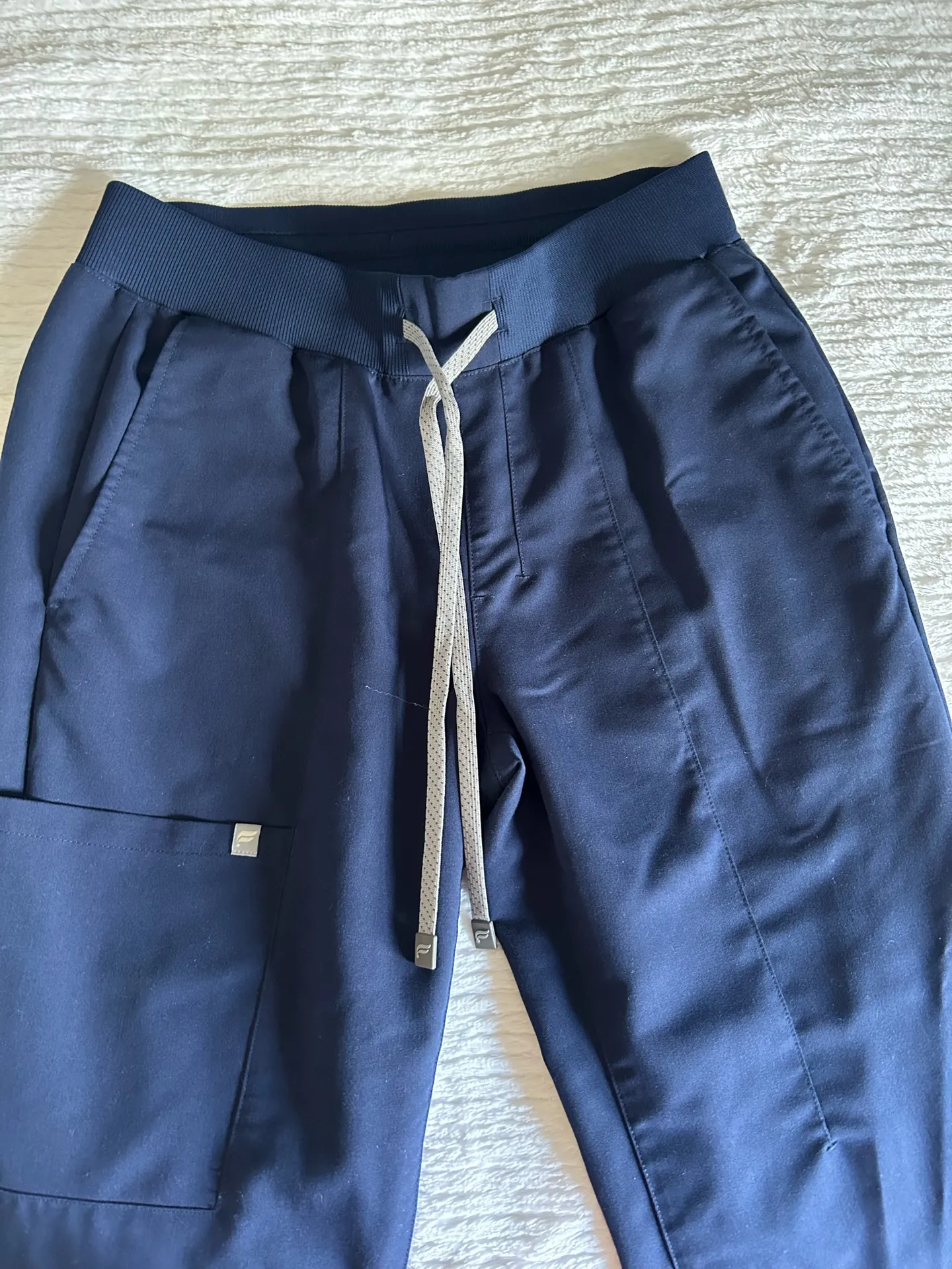 Fabletics Navy Blue Ion Scrub Pants - Image 3