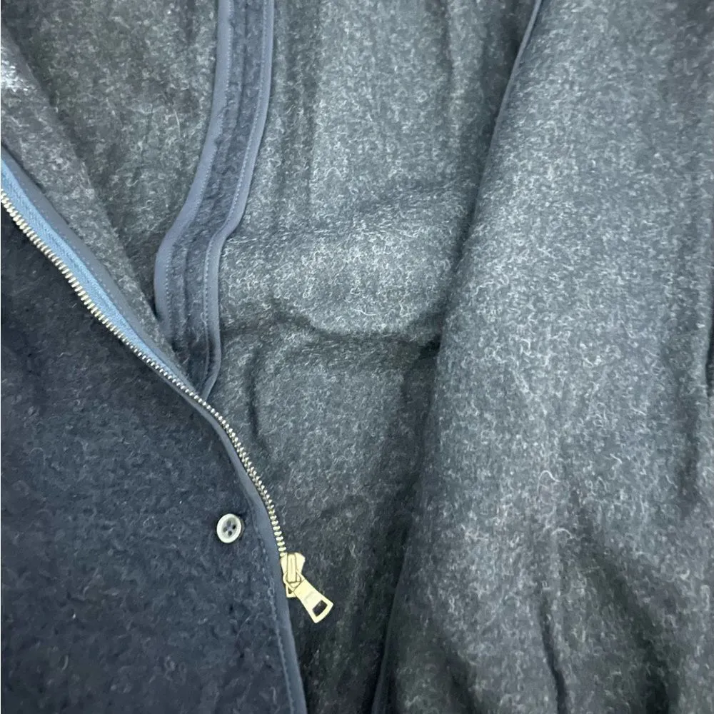 M. Martin Tan Brushed Canvas Wool Lined Trench Coat Size Medium New with Tags - Image 3