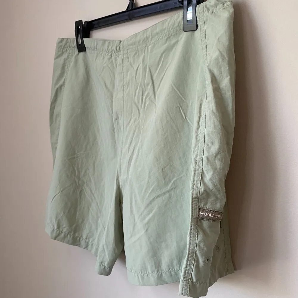 Woolrich Women's 14 Meadow Green Nylon Hiking Shorts Outdoor Walking Lightweight - Image 14