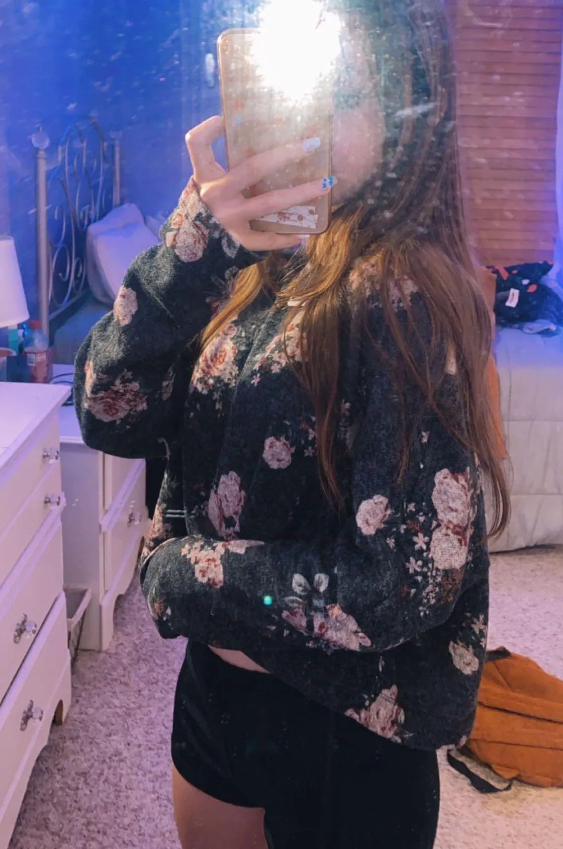 Wishful park flower cropped long sleeve  - Image 2