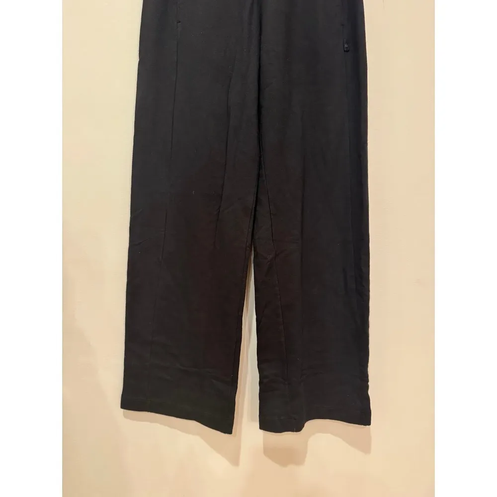 American Giant Classic Cotton Sweatpant Black Straight Leg Lounge Casual Women S - Image 3