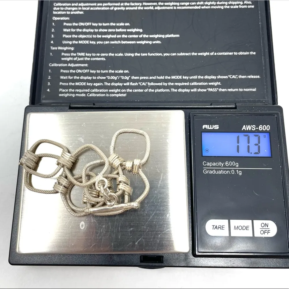 Sterling silver 3 piece set, made in Mexico, 61.5g - Image 13