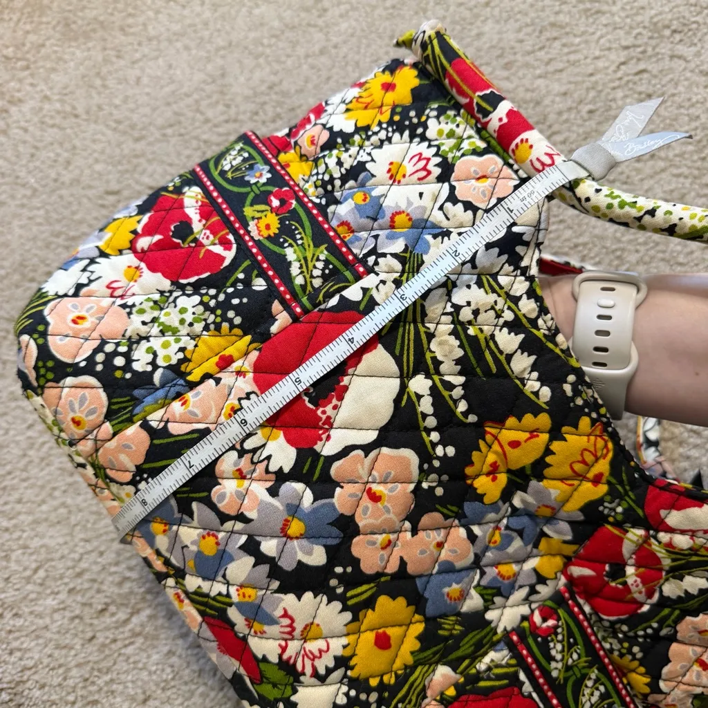 Vera Bradley Gabby Tote Bag Poppy Fields 2010 retired pattern - Image 9