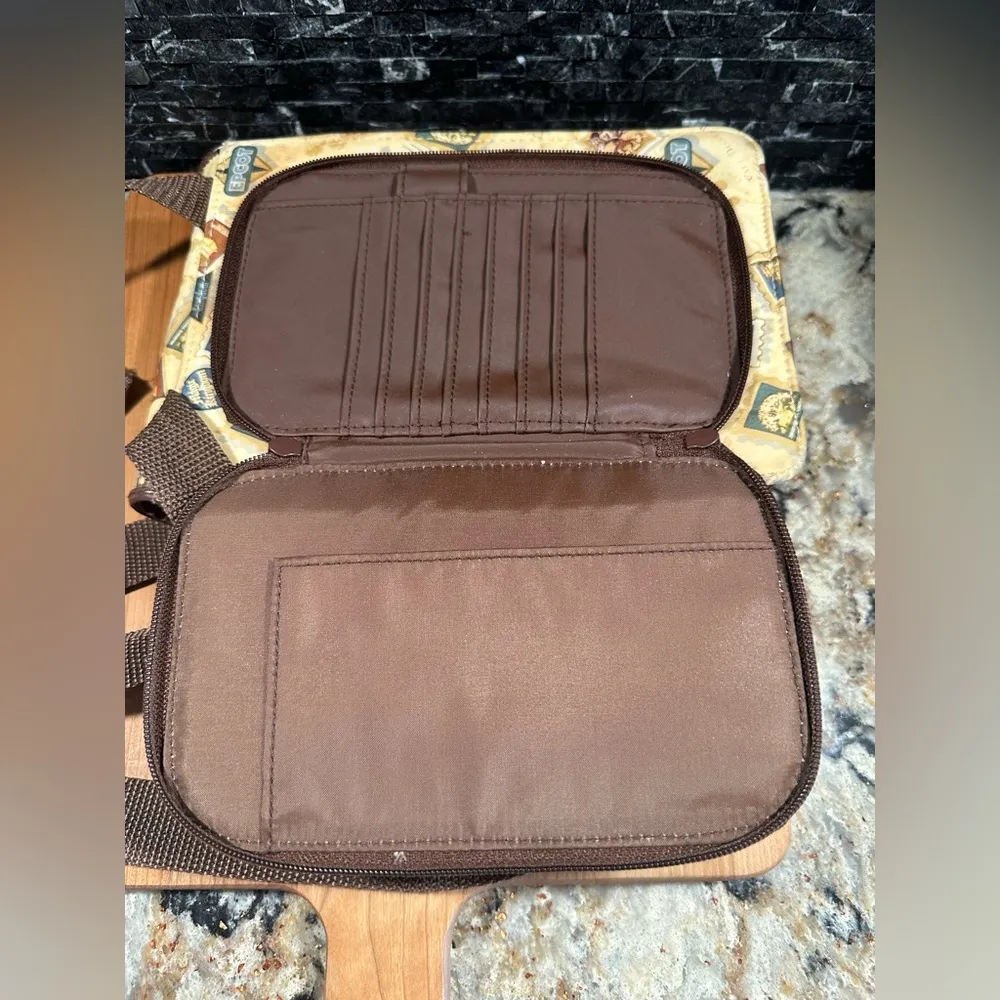 Vintage Disney World Parks Crossbody Bag Purse Epcot Magic Kingdom Stamps MGM - Image 4