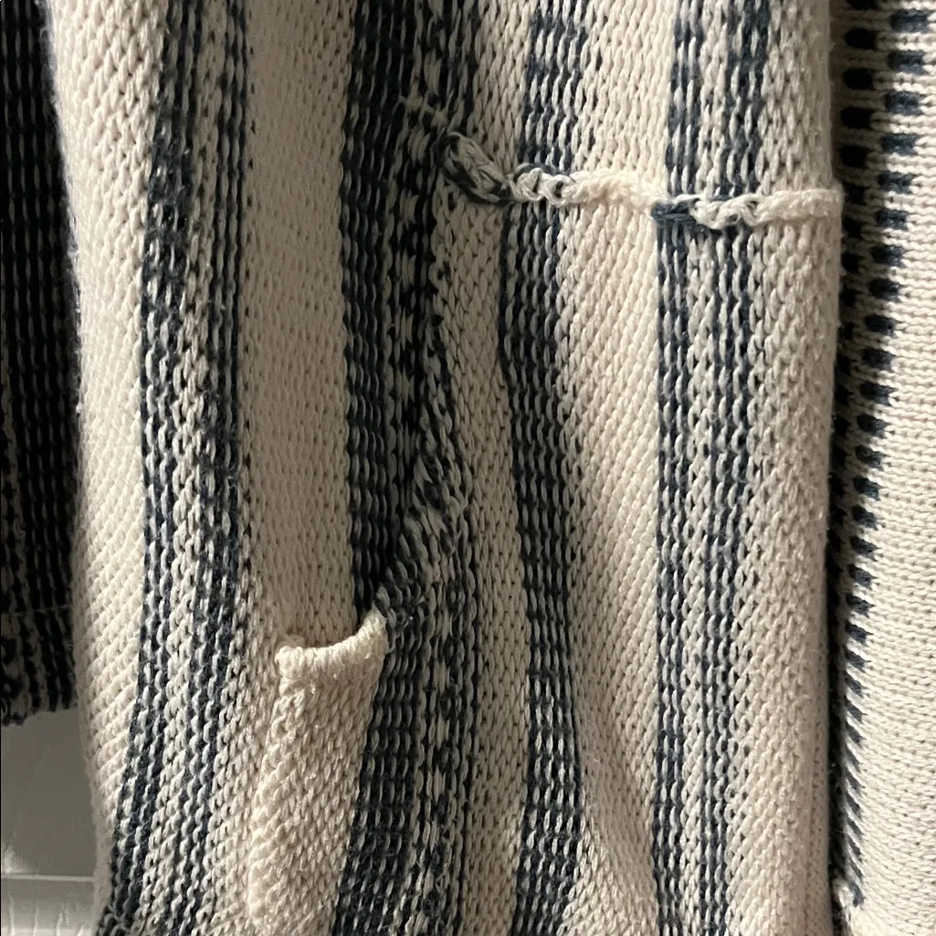 Striped Hooded Cardigan - Image 5