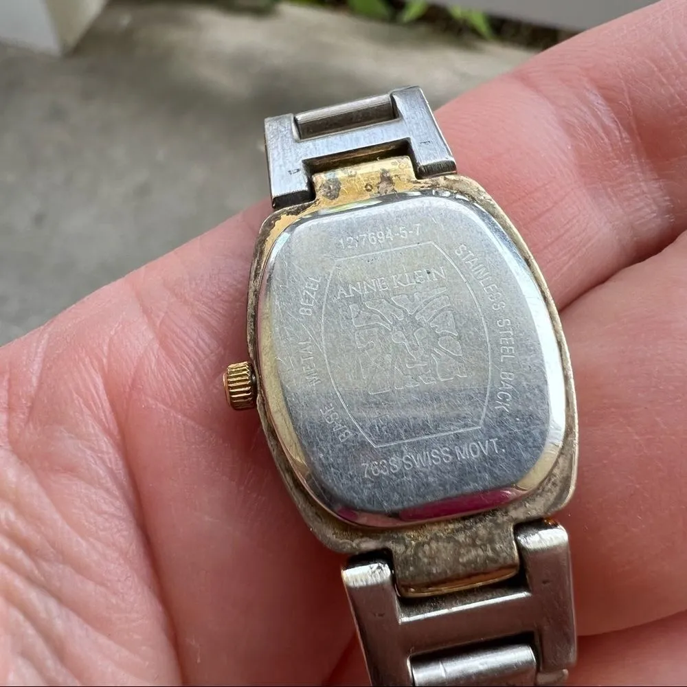 Vintage Anne Klein Diamond Swiss Watch Ladies‎ - Image 6