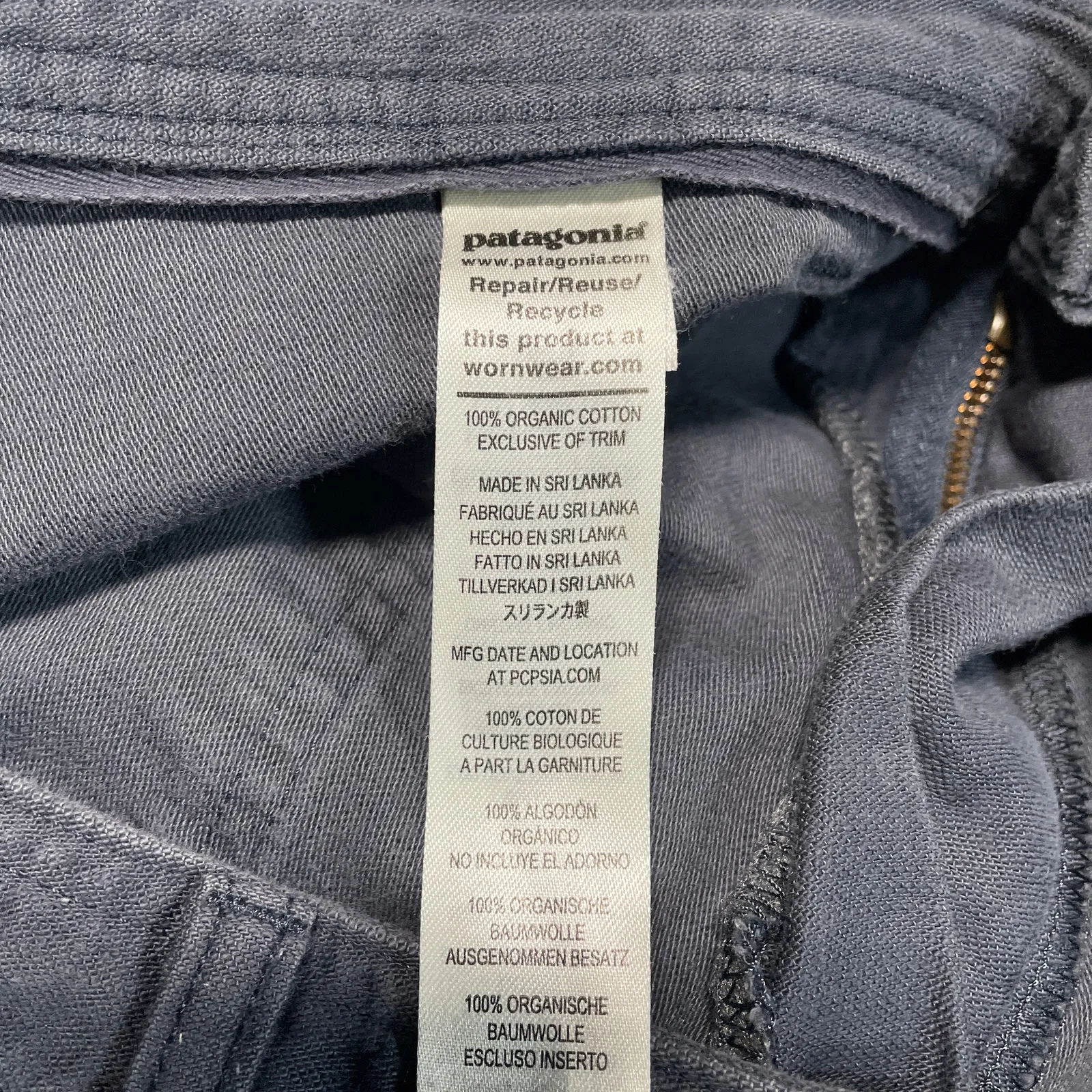 Patagonia Pants Womens 14 Organic Cotton Slub Woven Wide Leg Casual - Image 4