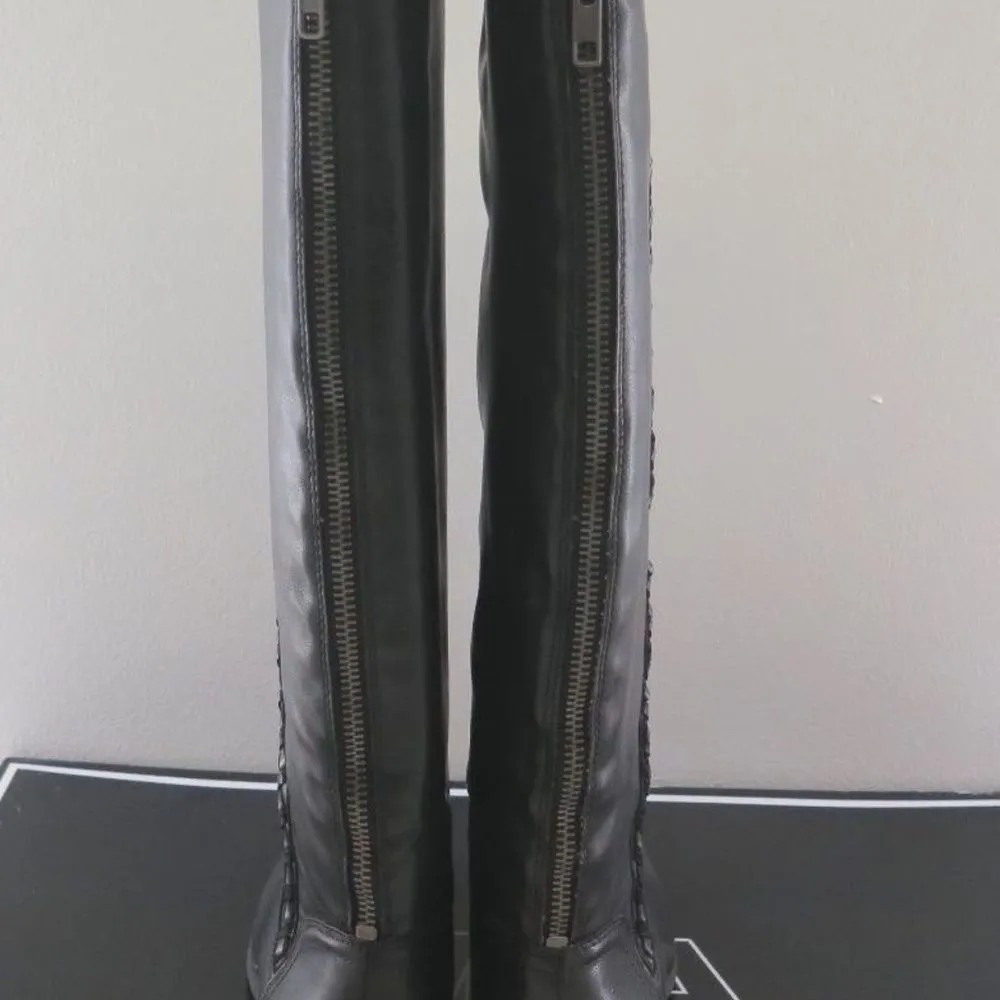 NEW Womens MIA CROSSINGS Knee High Black Boots 6 M - Image 6