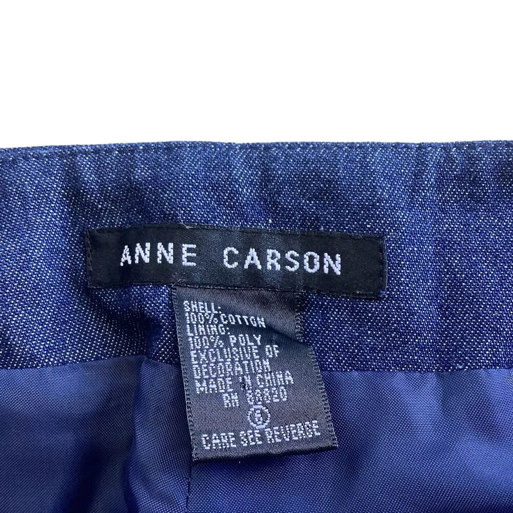 Anne Carson  Denim Colored Dress Pants - Image 4