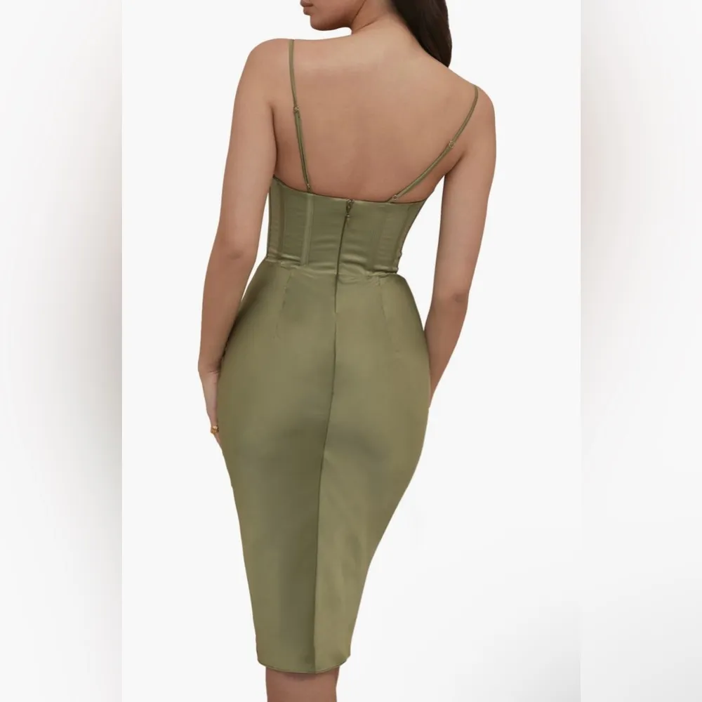 House of CB Myrna Satin Corset Dress size L - Image 6