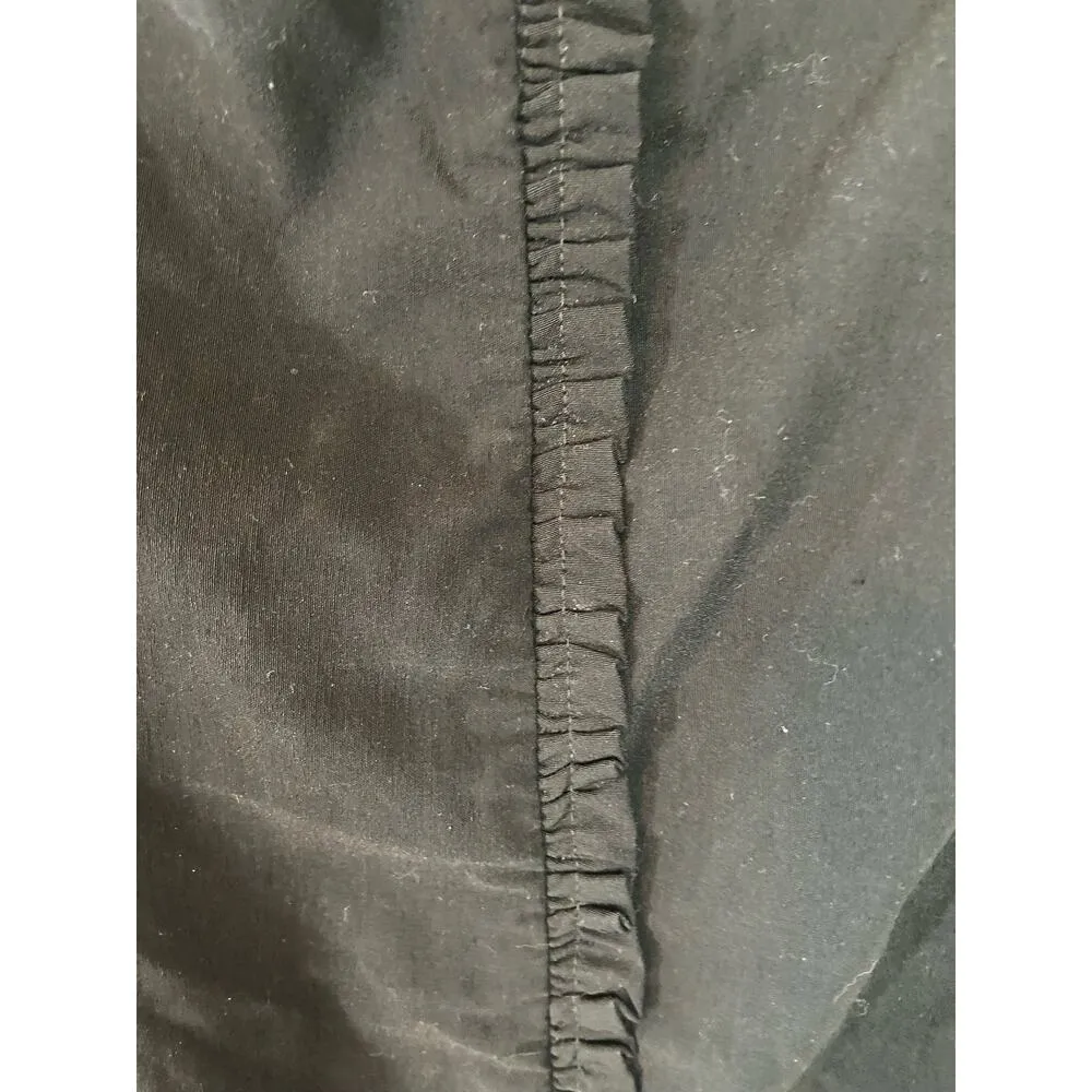 Soft Surroundings Rochelle Ruffle Straight leg ankle pants Petite small - Image 3