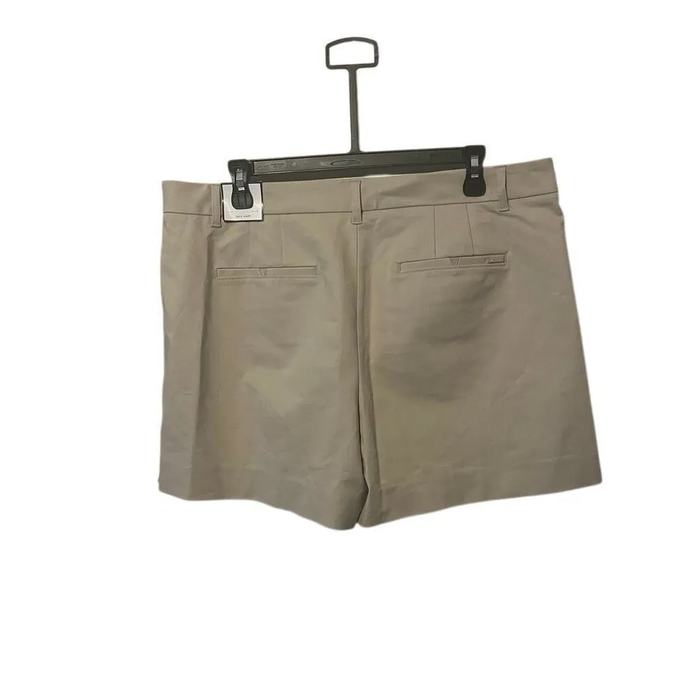NWT White House Black Market 5" beige  Coastal Shorts Size 14 - Image 7