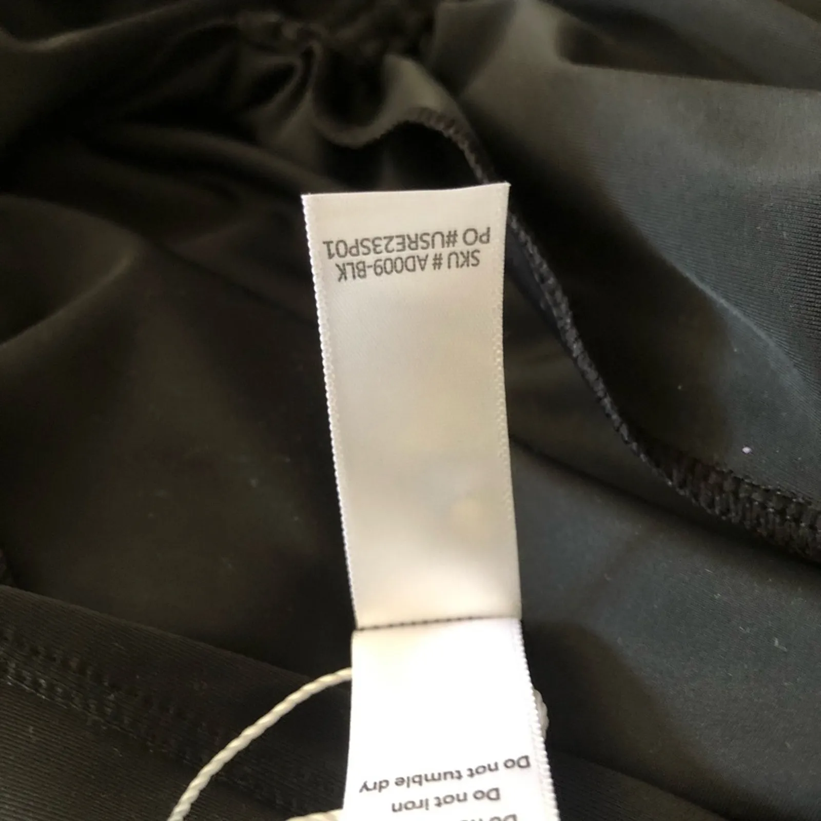 Andie NWT Waikiki Coverup Ruched Gathering Halter Bandeau Dress Black Small - Image 10