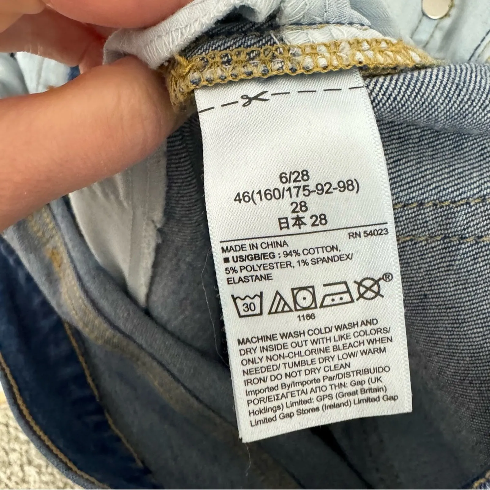 GAP Medium Wash High Rise True Skinny Jeans Womens 6/28 Blue Classic Denim - Image 13