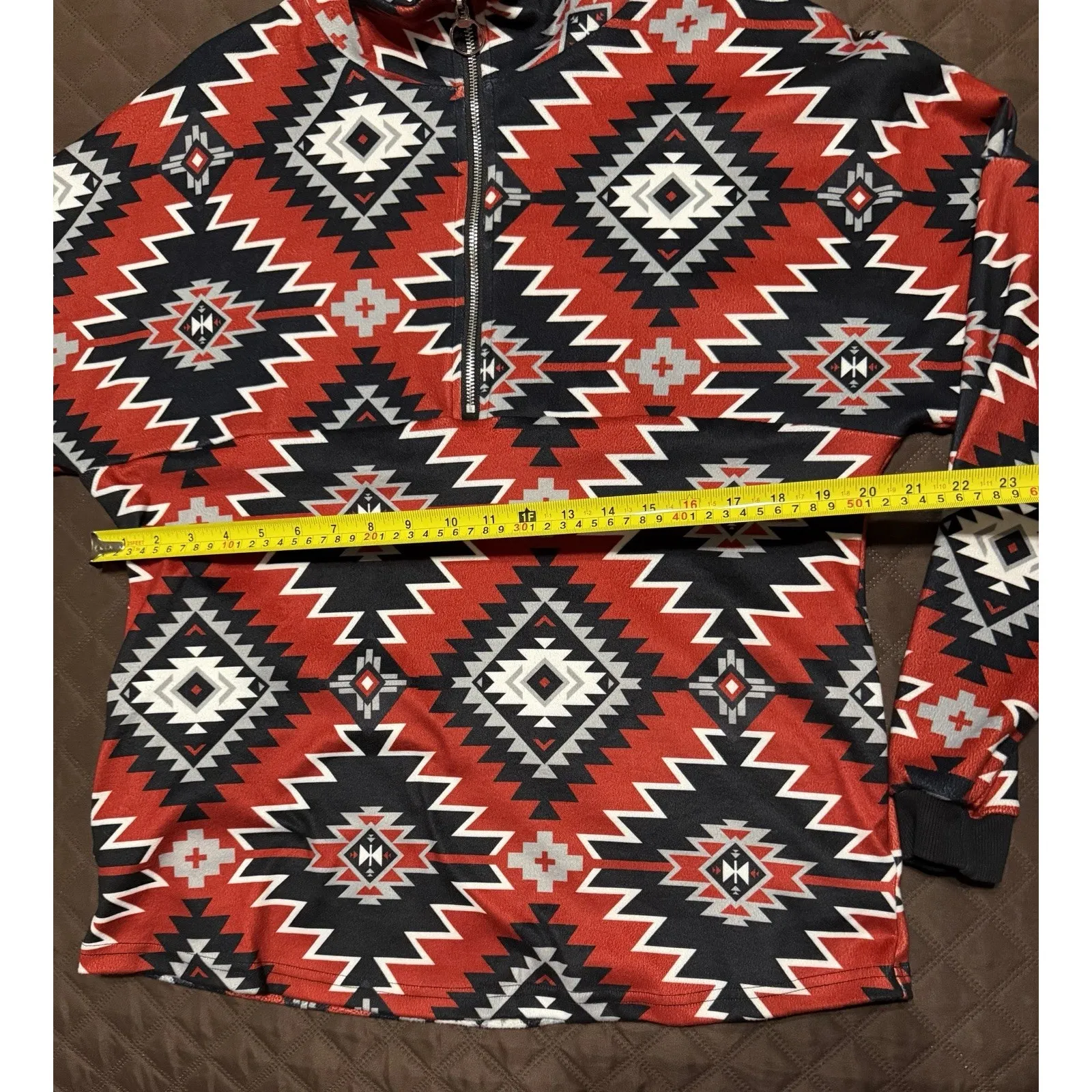 Women’s Crazy Train Bridle Up Pullover Fleece - Size small - Image 10