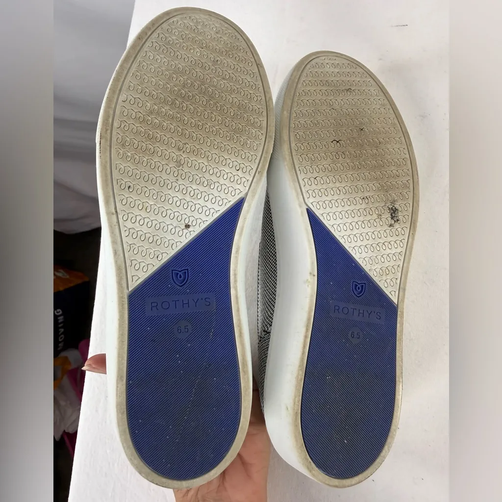 Rothy's The Original Slip On Sneaker in Anchor Blue Size 6.5 - Image 10