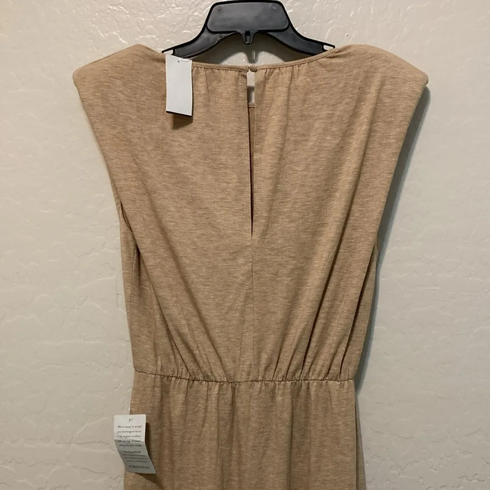 WAYF BIEGE SLEEVELESS ANKLE DRESS - Image 4