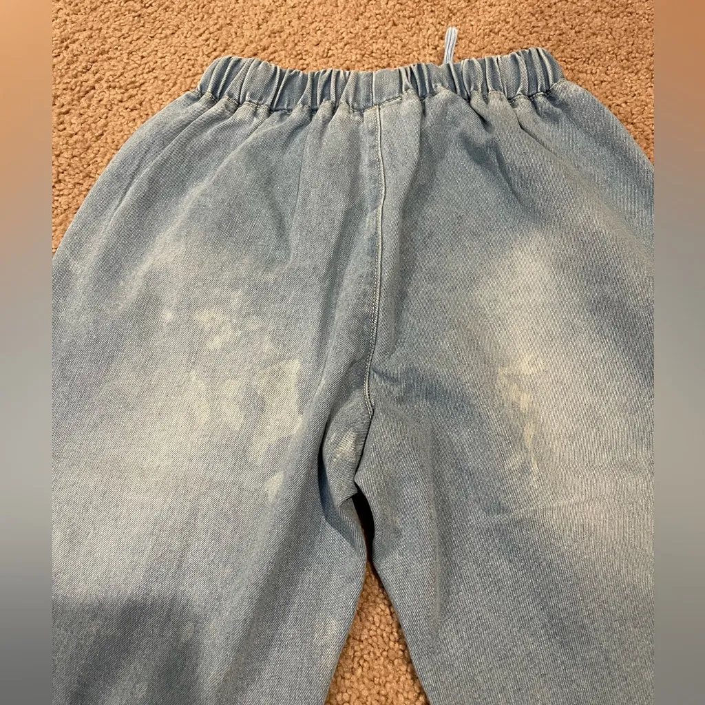 Women's Fashion Y2K High Waist Skinny Stretch Ripped Denim Jeans Blue Size undefined - Image 8