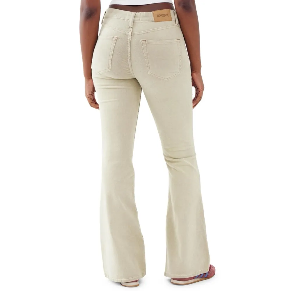 bdg urban outfitters mid rise corduroy flare pants in dark Ecru SZ 29 new - Image 2