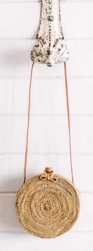 Etsy Wicker Rattan Round Purse - Image 3