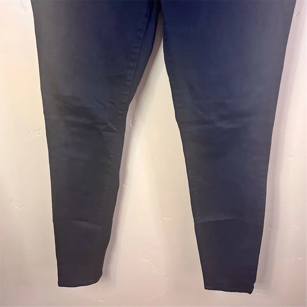 Madewell Women's 8" Skinny‎ Jeans Size 30 Dark Black Denim Streetwear Dark Wash - Image 3