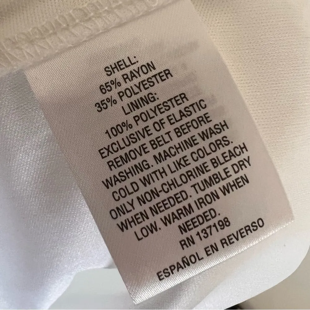 Thalia Sodi White Off The Shoulder Gauze Fit Flare Dress - Image 7