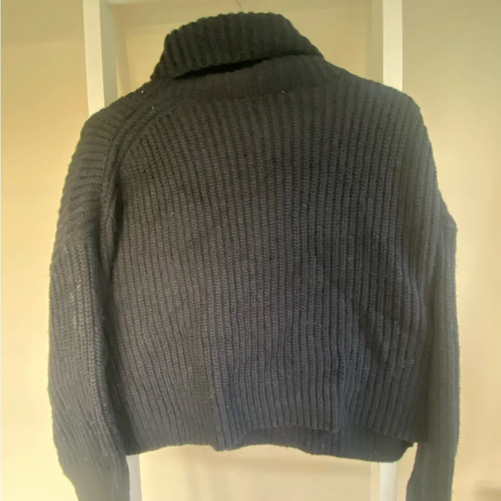 Zara - Charcoal Turtleneck Sweater - Size Medium - Image 3
