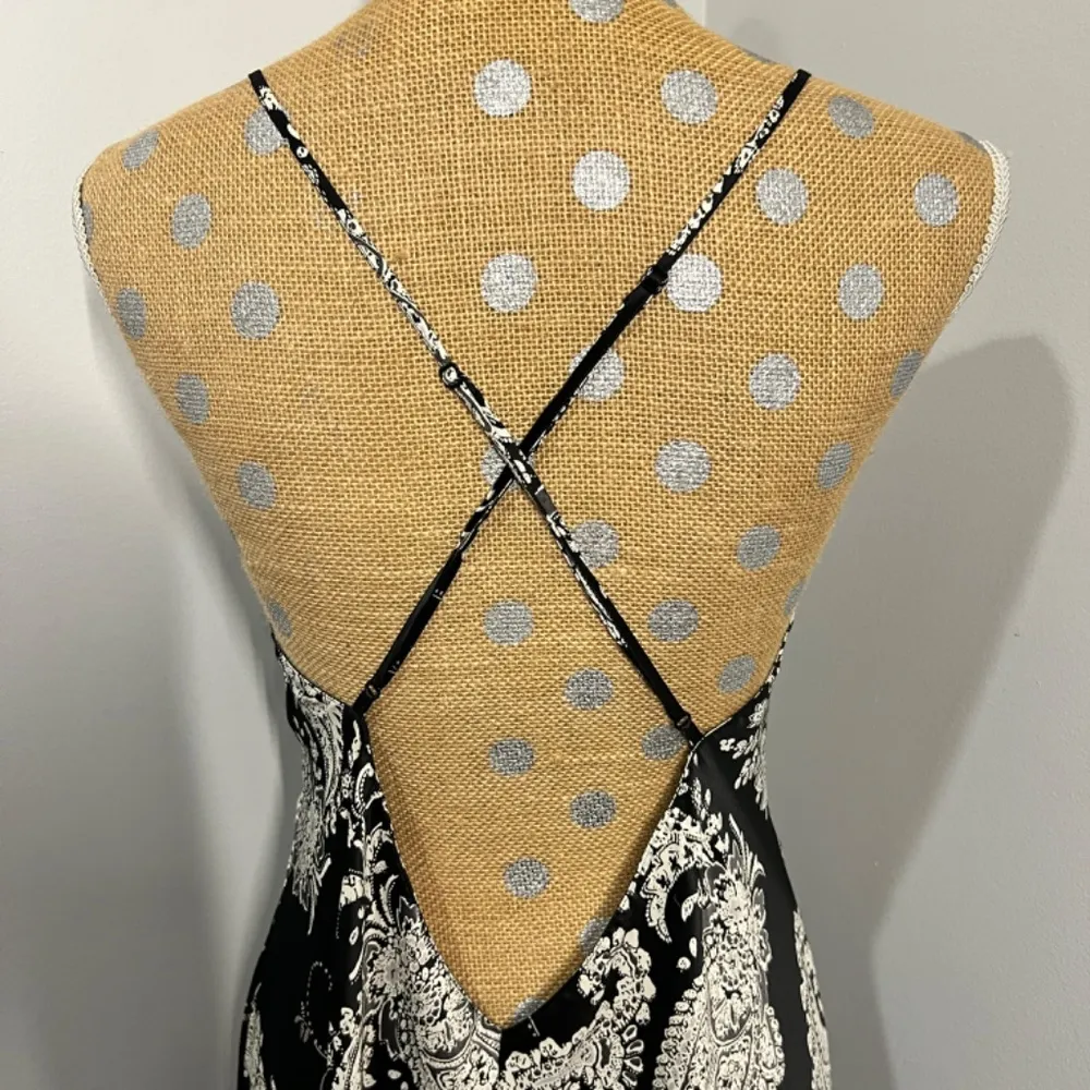 Y2K Victoria’s Secret Maxi Satin Slip Dress Low Exposed Back - Image 4