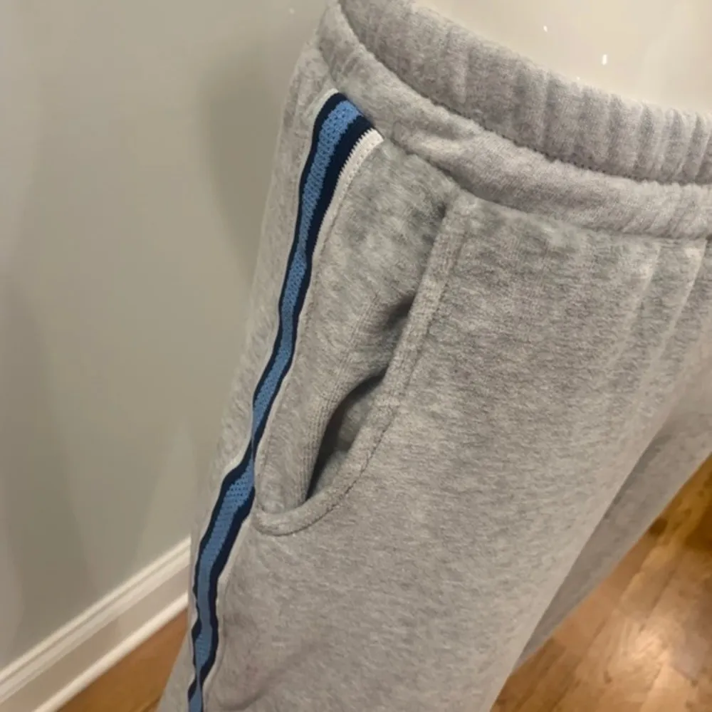 John Eshaya Jet Joggers with Side Stripe & Pockets Gray - Image 3