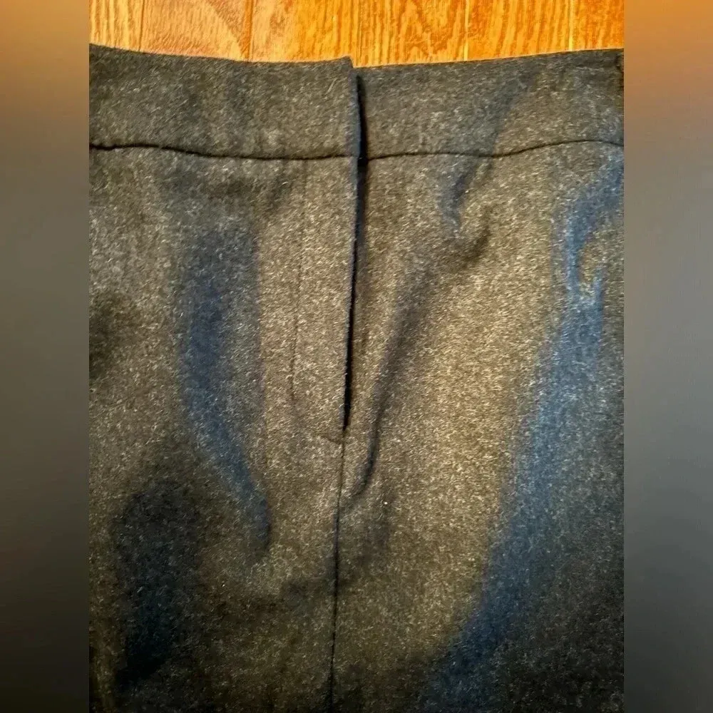 Nine & Company women’s Size 16 gray wool blend midi pencil‎ skirt business - Image 3