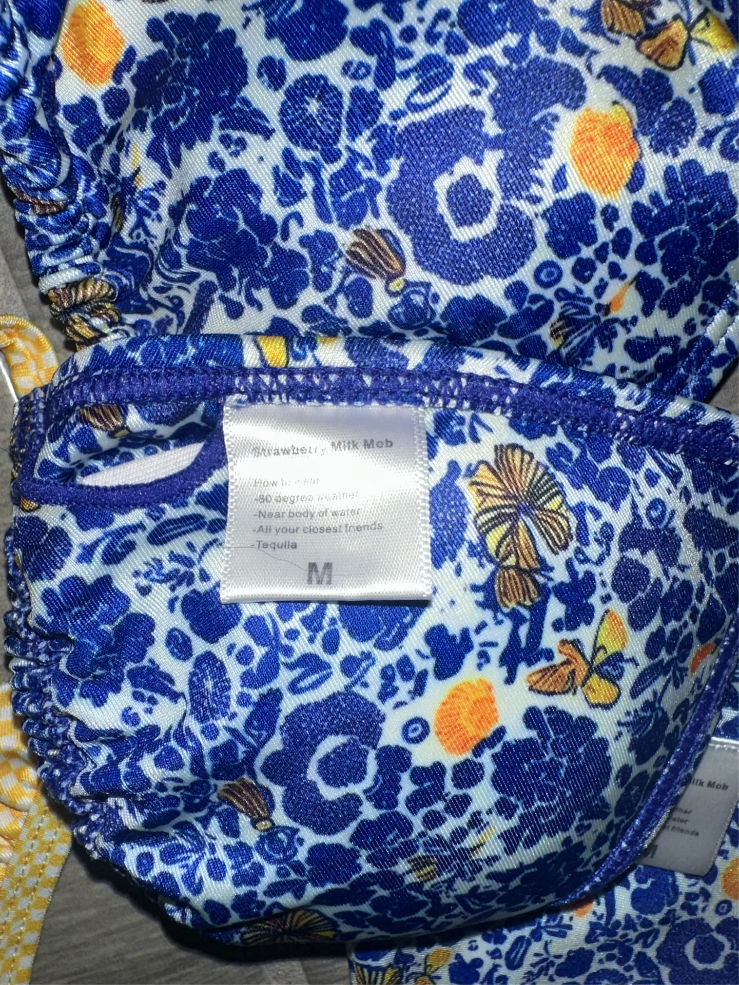 Strawberry Milk Mob Swim Top & Bottom Medium - Image 5