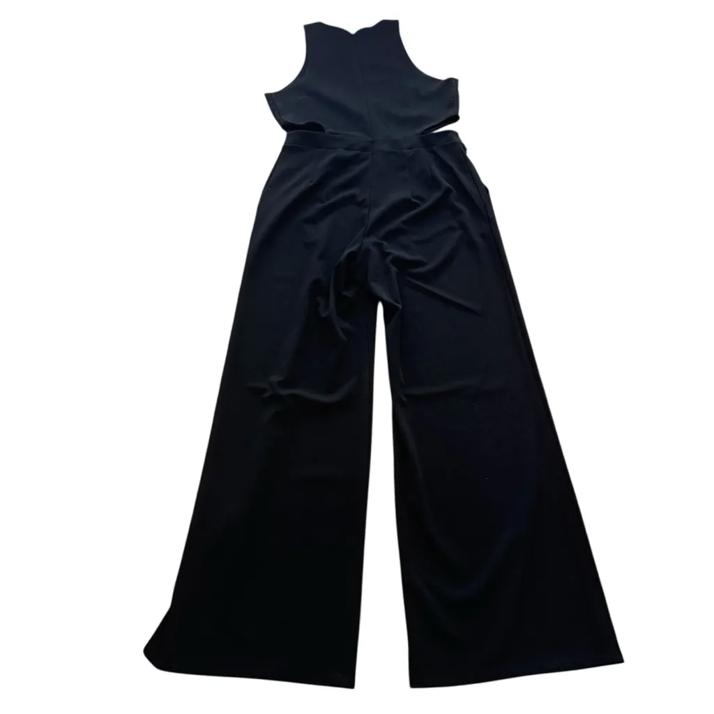 Express‎ black Cutout wide leg Jumper size large - Image 7