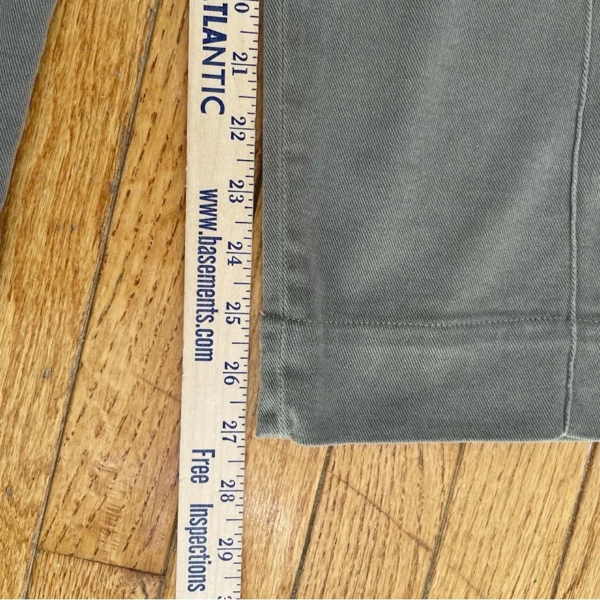 James Perse Wide Leg Relaxed Twill Pant Trouser in Greystone Women’s Size 3 M/L - Image 5