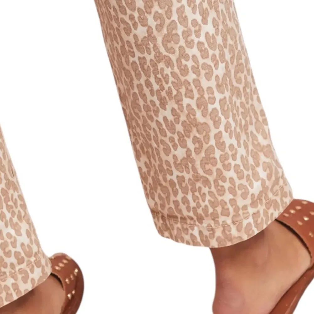 Anthropologie Cheetah Leopard Animal Print Wanderer Pants 26 - Image 3