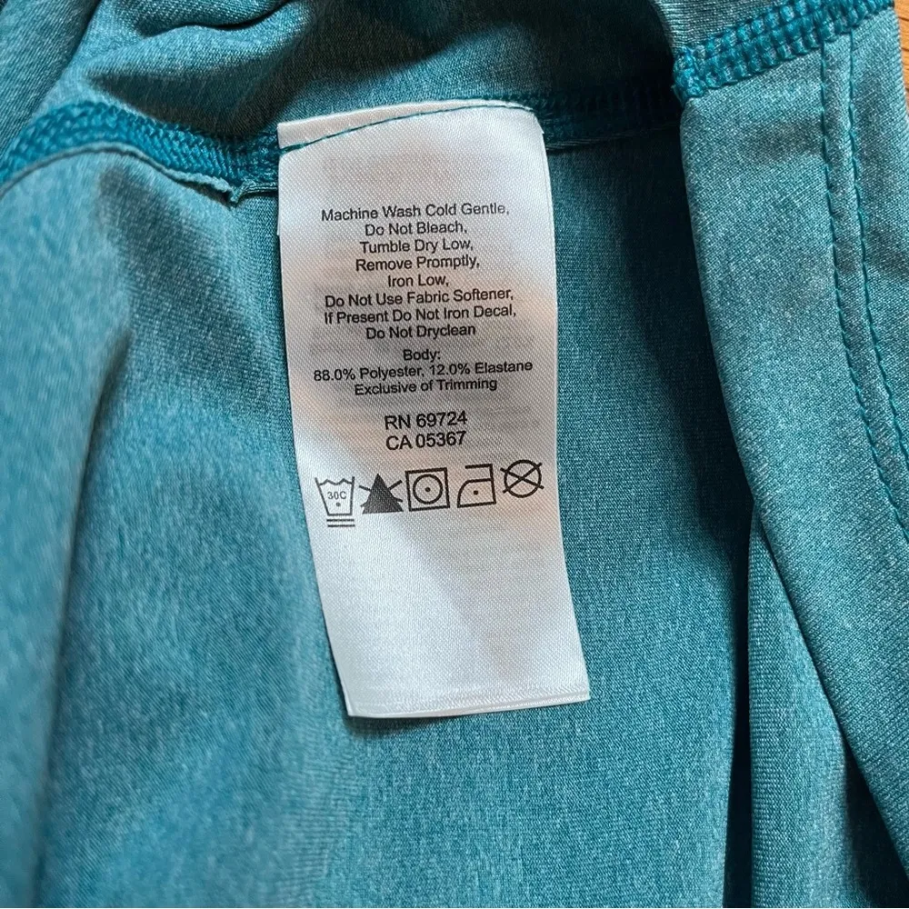 Columbia omniwick long sleeve teal shirt size small - Image 6