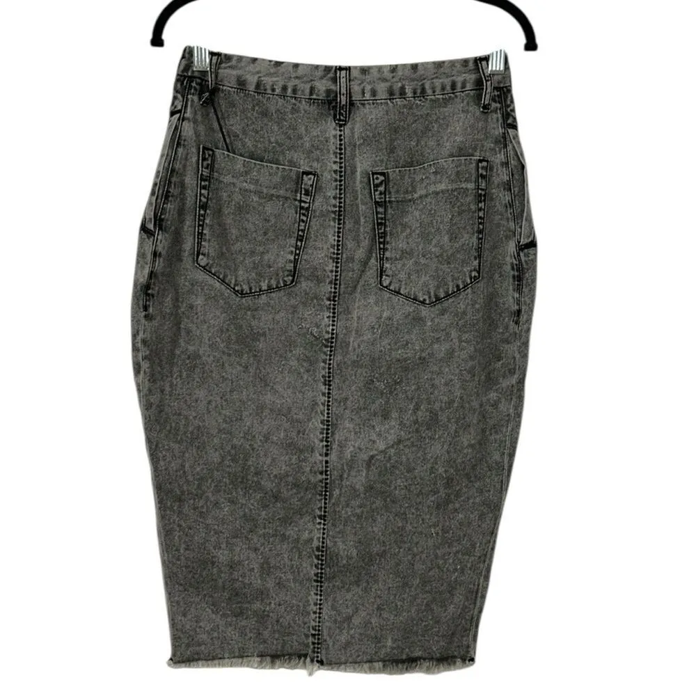 Revolve One Teaspoon Gray Wrap Skirt(Size Small) - Image 4