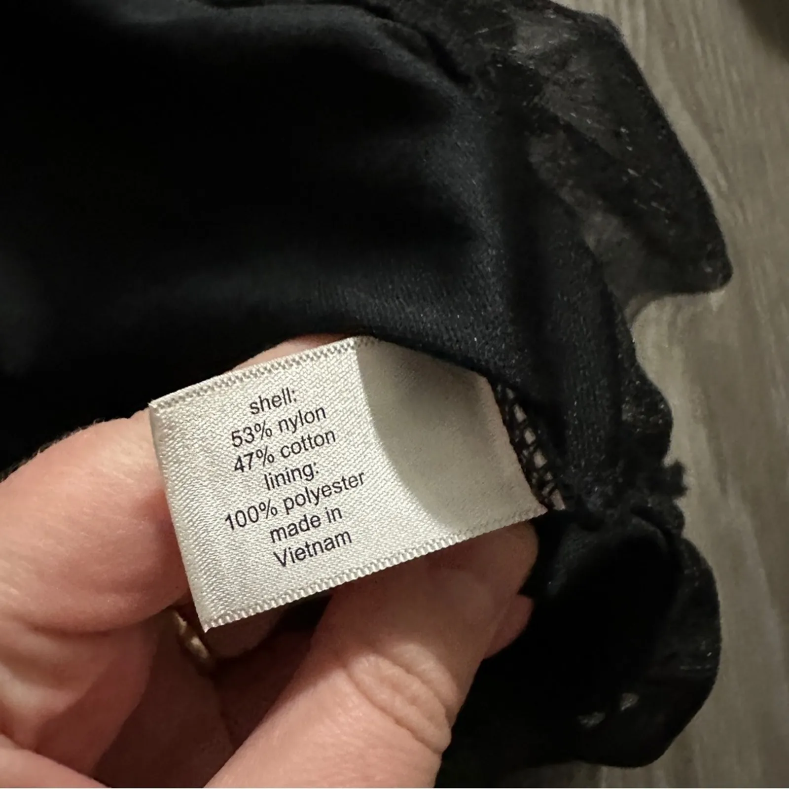 Lane Bryant Black Geometric‎ Mesh Overlay Tulle Sleeveless Knee Length Dress 28 - Image 6