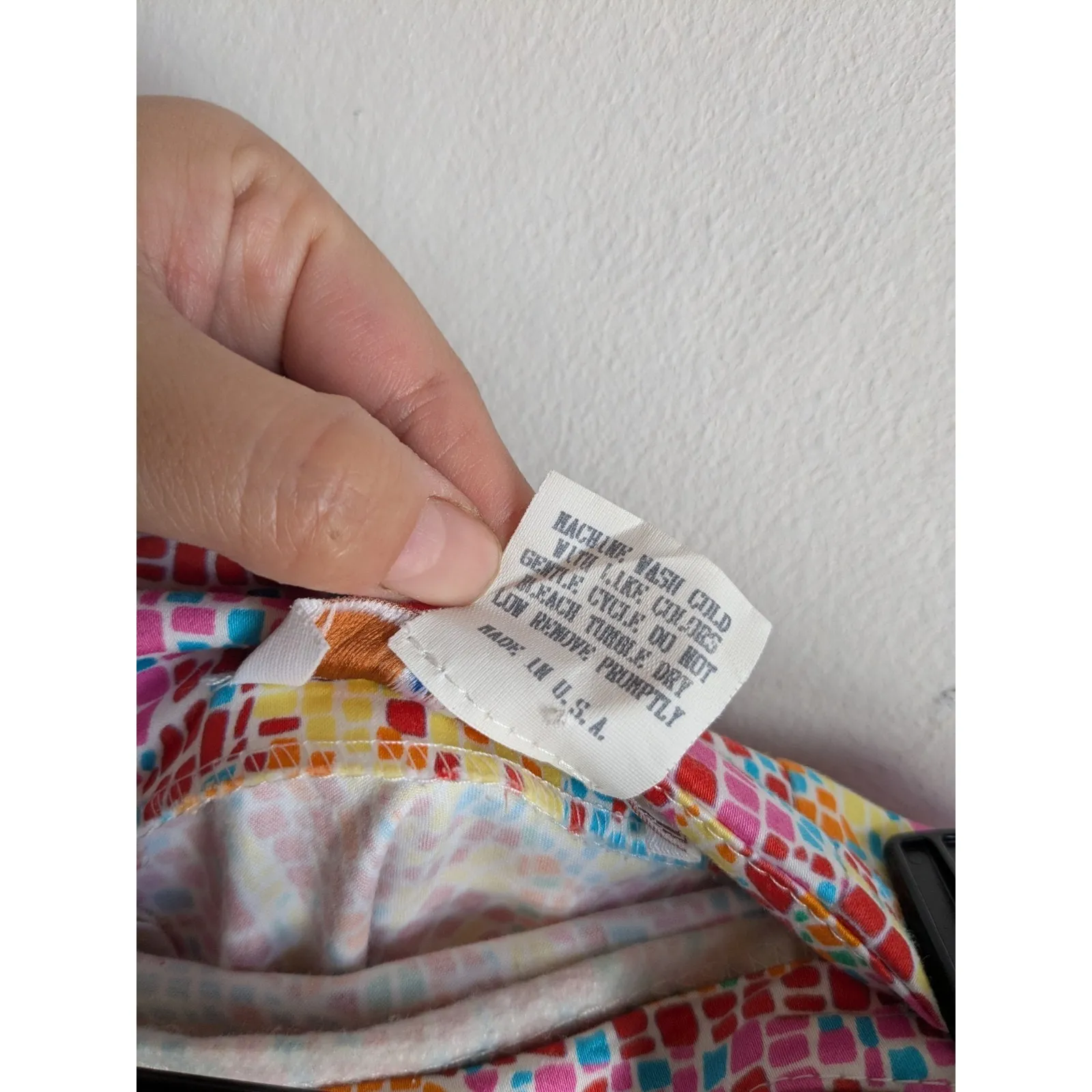 Women's Pencil Skirt Lily Vintage USA Stretch Pink Below the Knee Sz Large EUC - Image 6