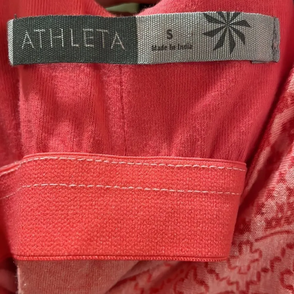 Athleta  Knotted Nanda Dress in Watermelon - Image 9