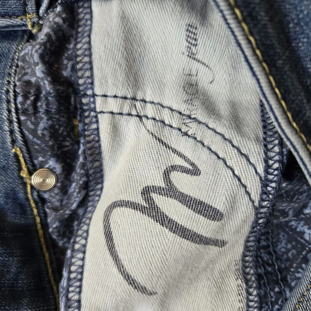 Miracle Jean Faith Ankle Women's Size 6 Cropped Skinny Jeans High Rise Denim Blue - Image 7