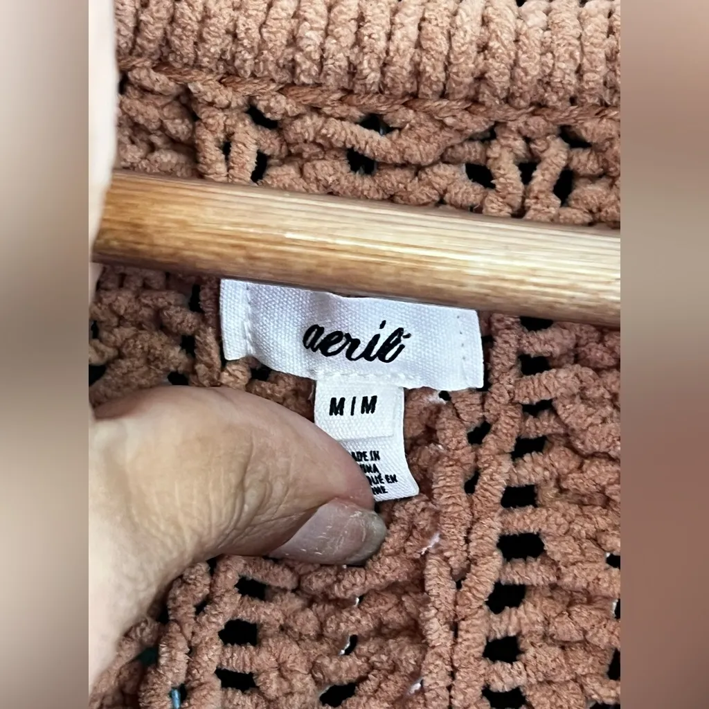 Aerie Cable Car Quarter Zip Sweater - Image 11