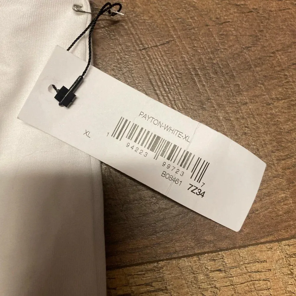 The Drop One Shoulder Top Size XL White - Image 3