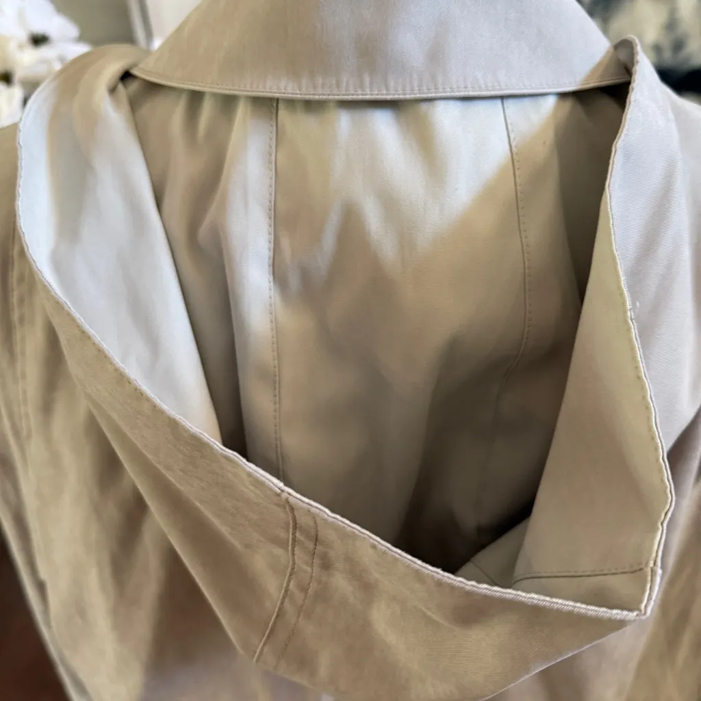 Vintage Trench coat jacket 90’s size 14 petite - Image 5