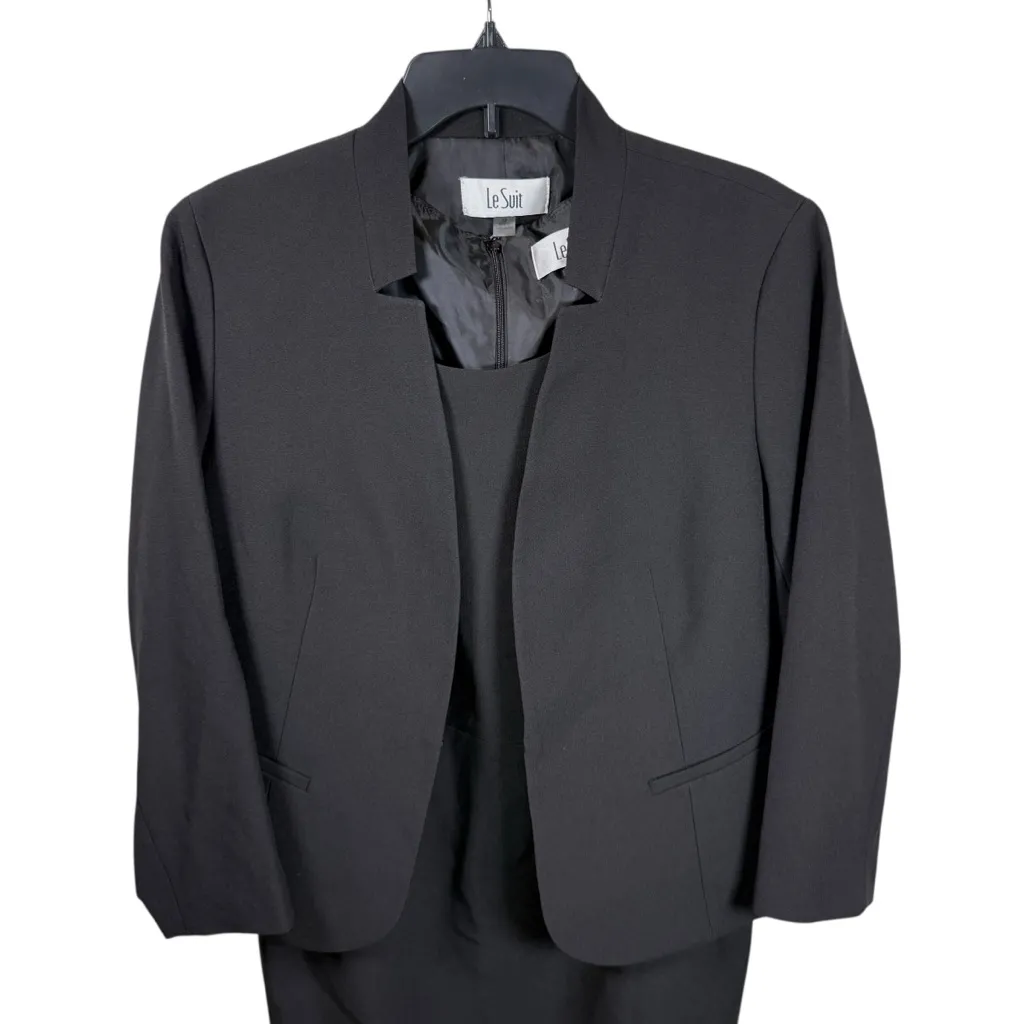 NWT 2-Piece LeSuit Elegant Black Dress & Blazer Size 12 MSRP $300 - Image 6