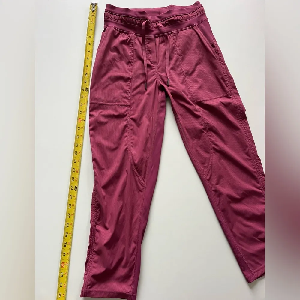 lululemon athletica Dance Studio Mid-Rise Cropped Pant Washed Mauve -Size 4 - Image 6