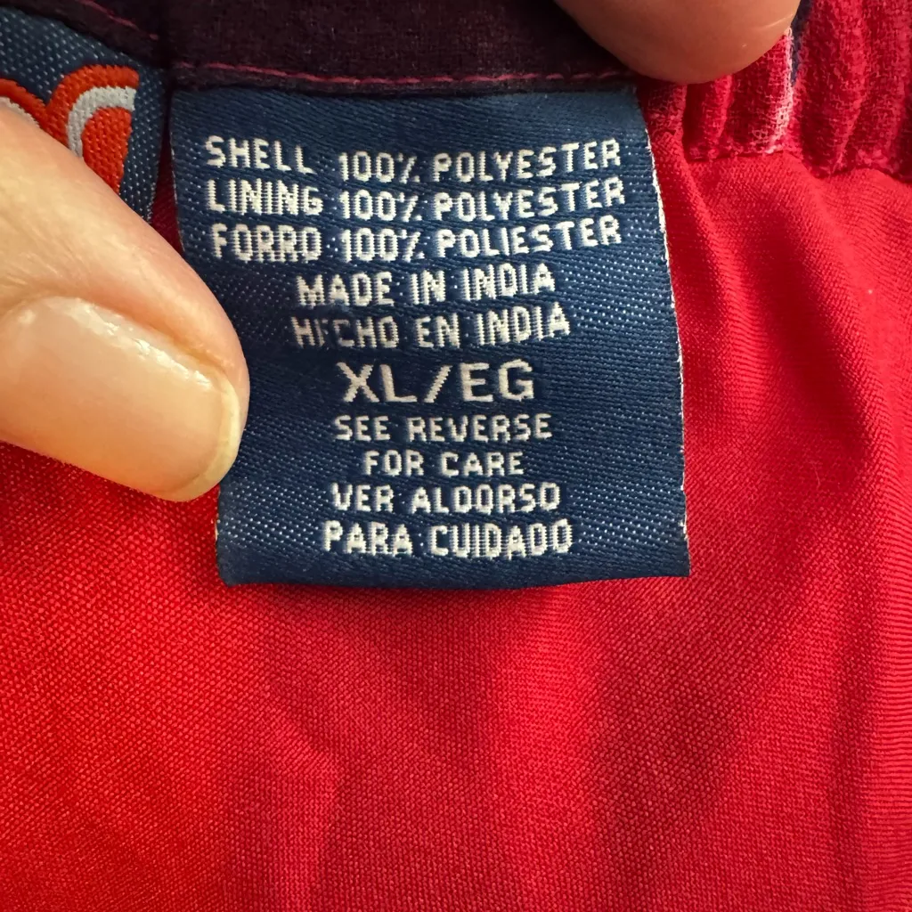 Phool Vintage 2 Piece Maxi Skirt Top Bohemian Ruffle Lined Red Purple Black XL - Image 11