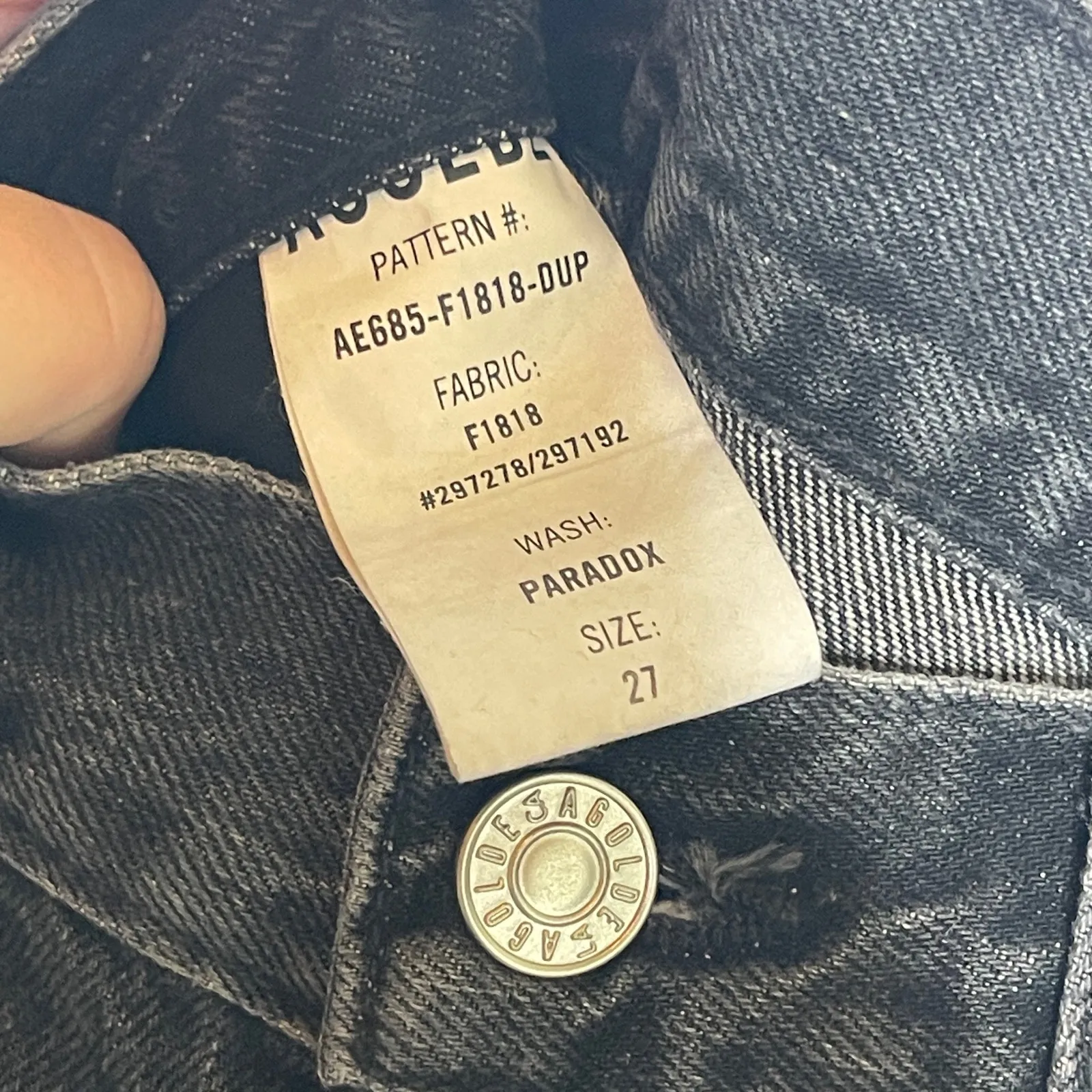 New AGOLDE Odin Grey mid-rise Exaggerated denim maxi skirt sz 27 - Image 9