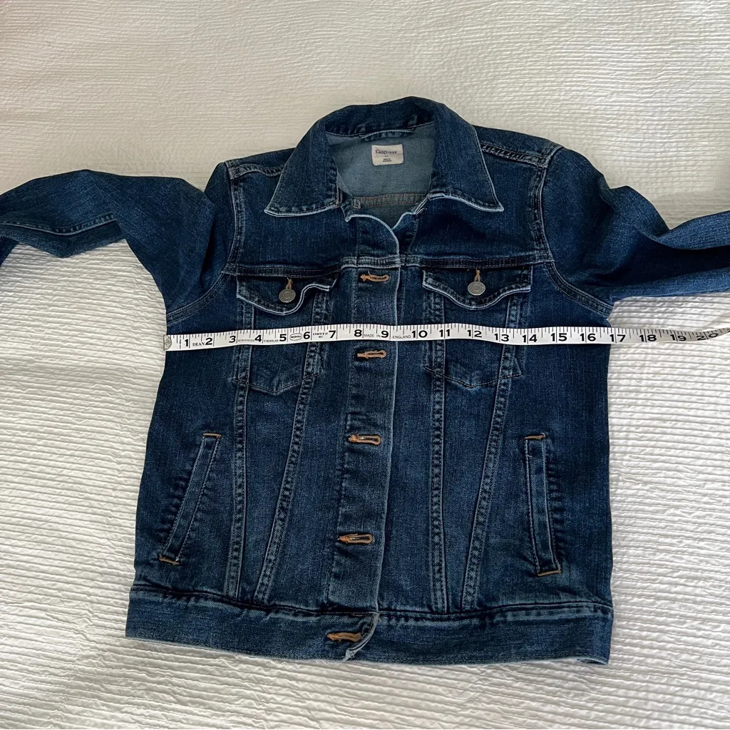 GAP denim jean jacket XS - Image 6
