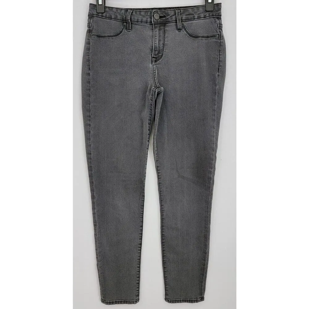 CALVIN KLEIN JEANS Women's Gray LEGGINGS Slim Fit Midrise Denim Sz 28/6 - Image 2