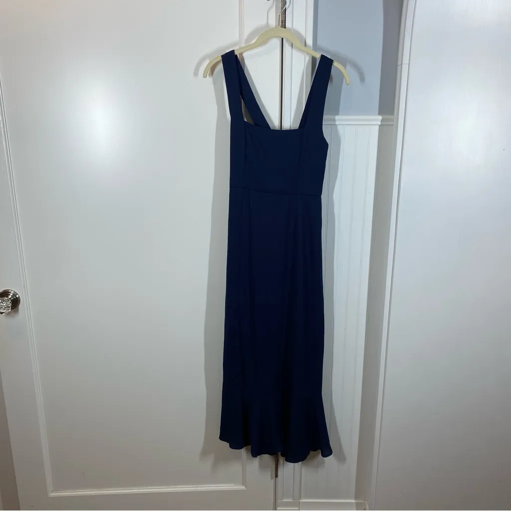 Show Me Your Mumu Claire Midi Dress in Rich‎ Navy Crisp Blue size xs - Image 2